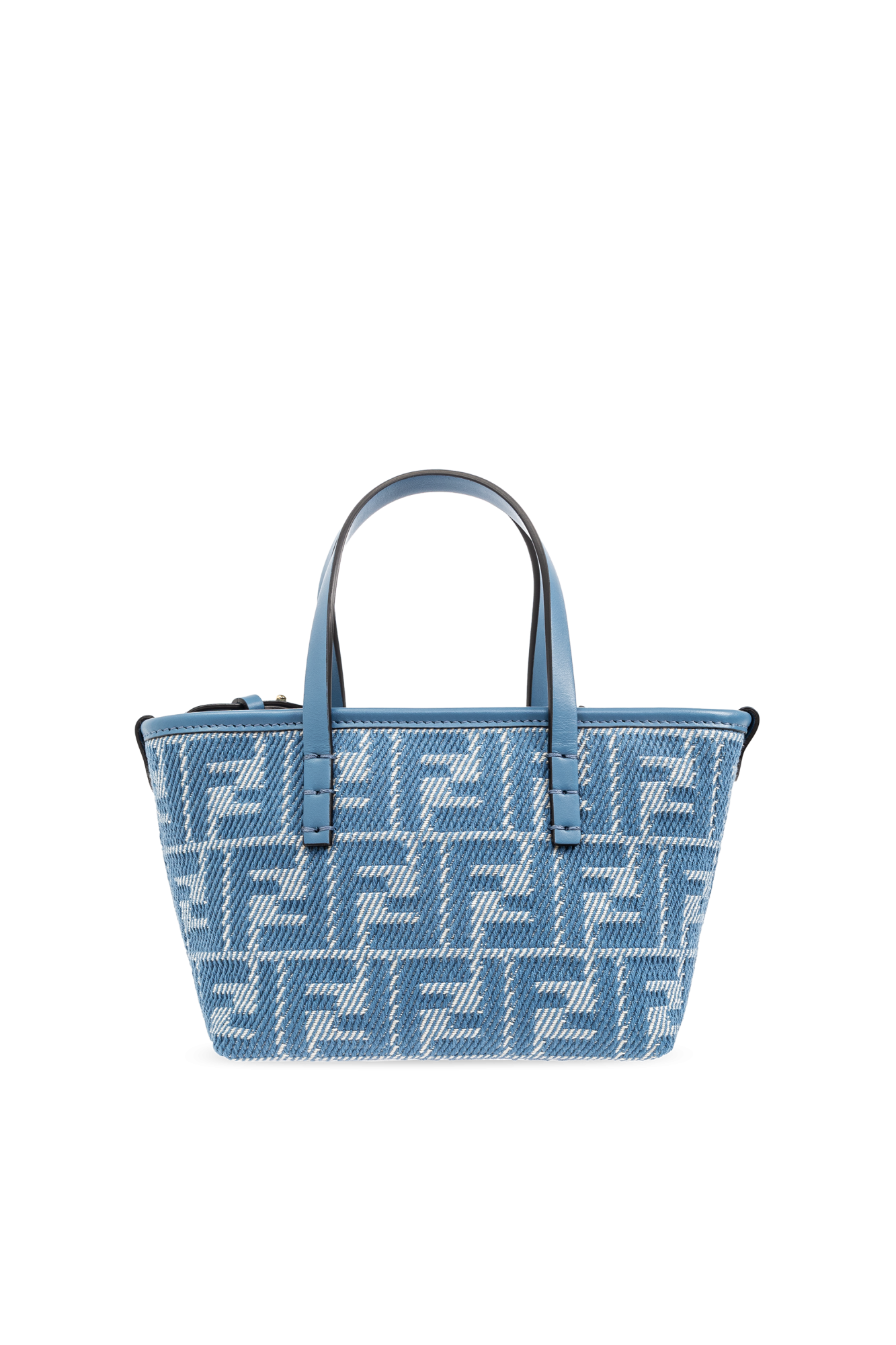 トートバッグ FENDI Light Blue Leather Mini Roll Handbag Fendi Handbag Roll Mini | Women's | Vitkac